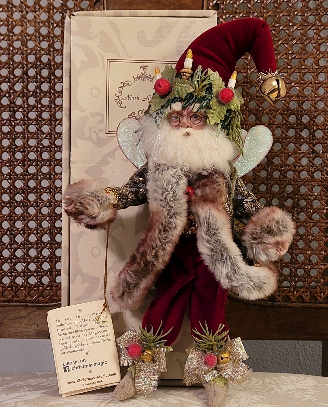 RETIRED Mark Roberts Father Christmas Fairy Small Collectible 51-85882 EXCELLENT
