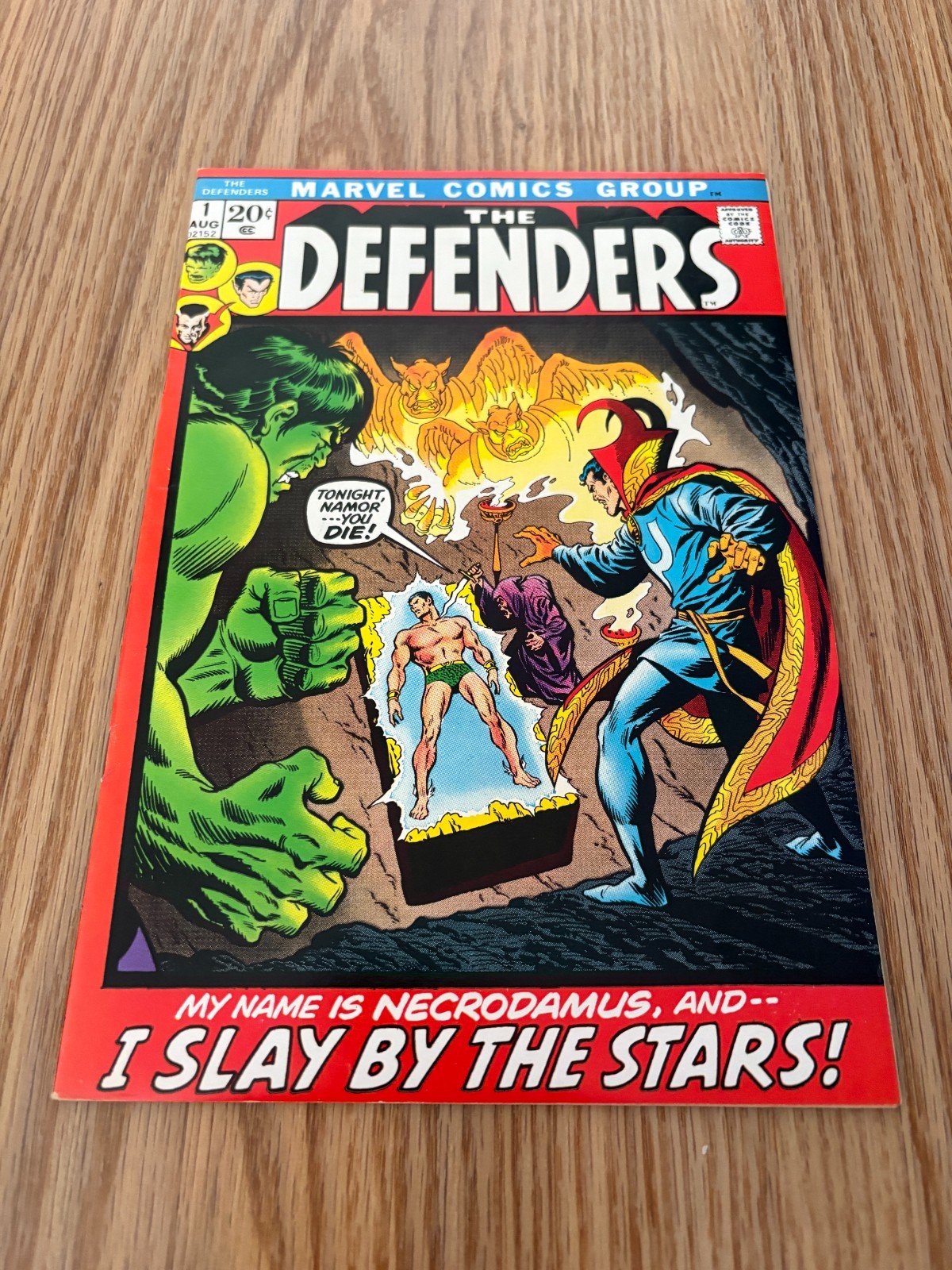 Defenders 1 VF/NM 9.0 High Grade Incredible Hulk Doctor Strange Sub-Mariner Defenders 1 VF/NM 9.0 High Grade Incredible Hulk Doctor Strange Sub-Mariner
