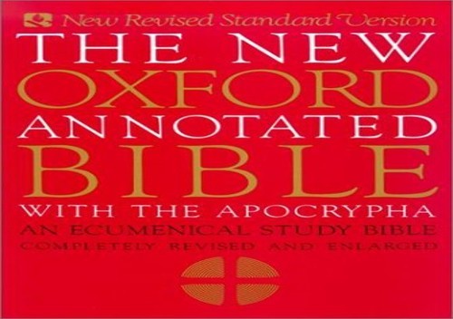 New Oxford Annotated Bible with the..., Oxford Universi