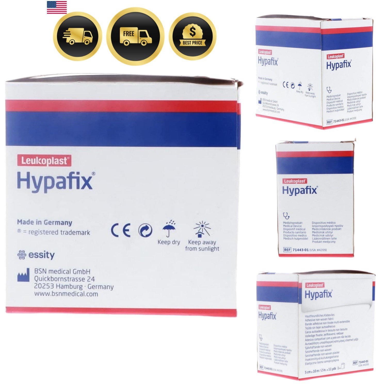 Hypafix Dressing Retention Tape: 2\ Hypafix Dressing Retention Tape: 2\
