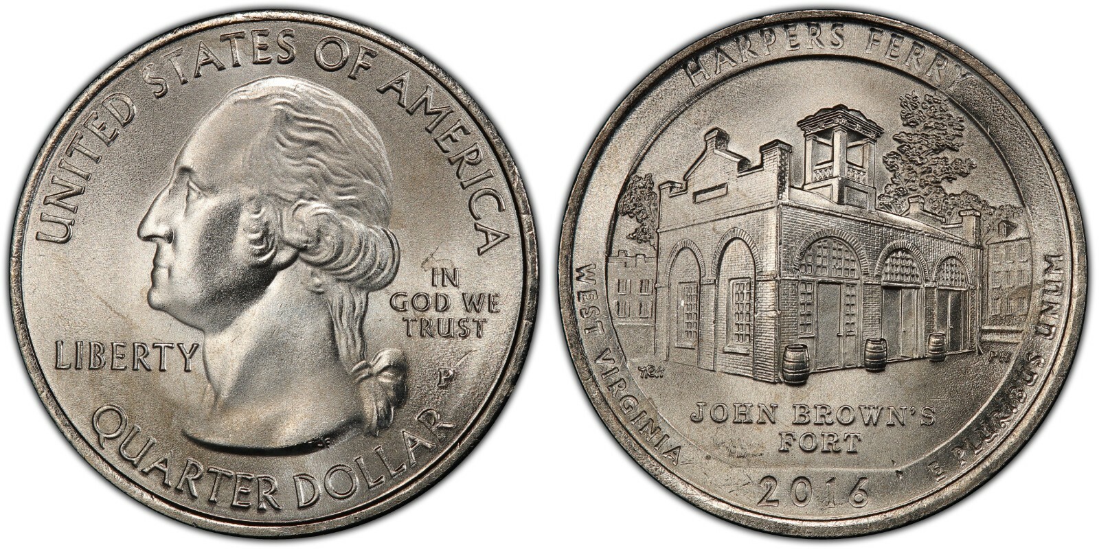 2016-P Harpers Ferry West Virginia NP 25C Unc Quarter Philadelphia mint NPP34