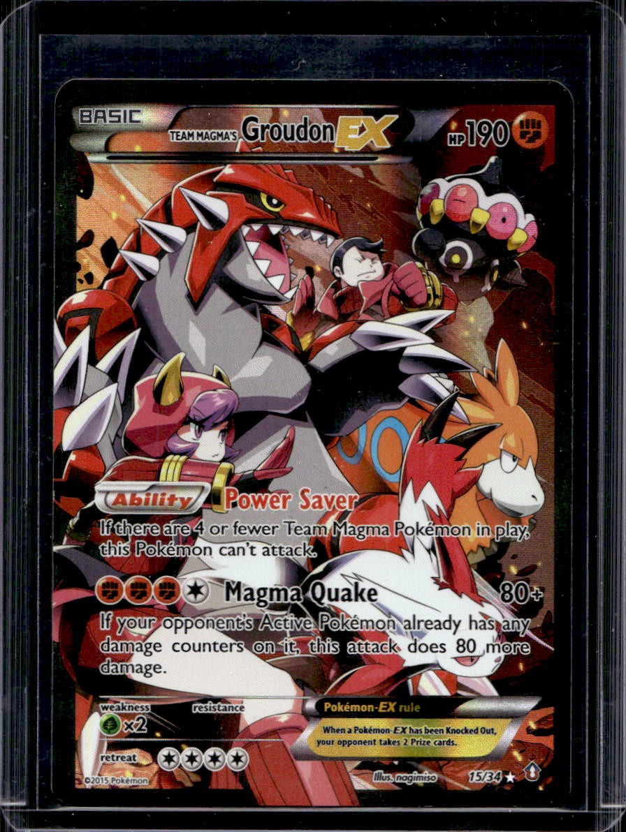 Team Magma\'s Groudon EX Double Crisis #15/34 HP