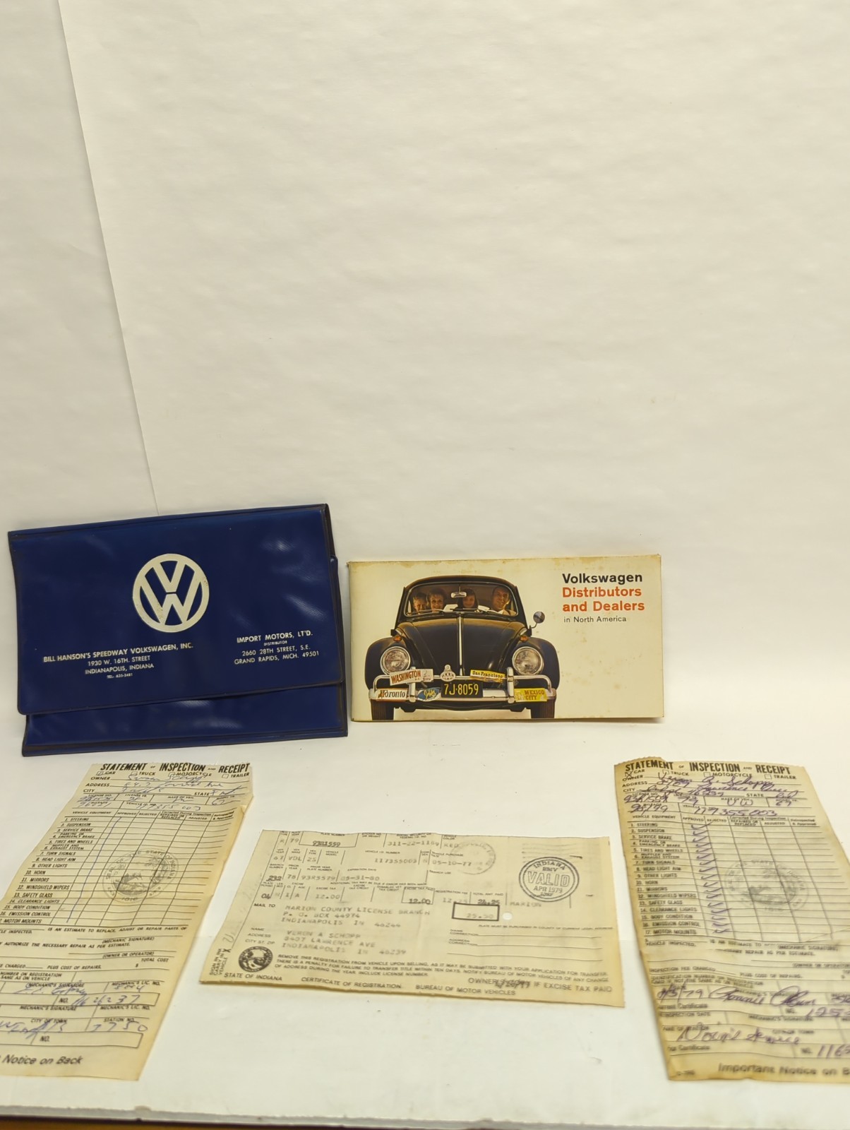 Vintage VW Volkswagen Bug Distributors & Dealers in North America Manual And Reg