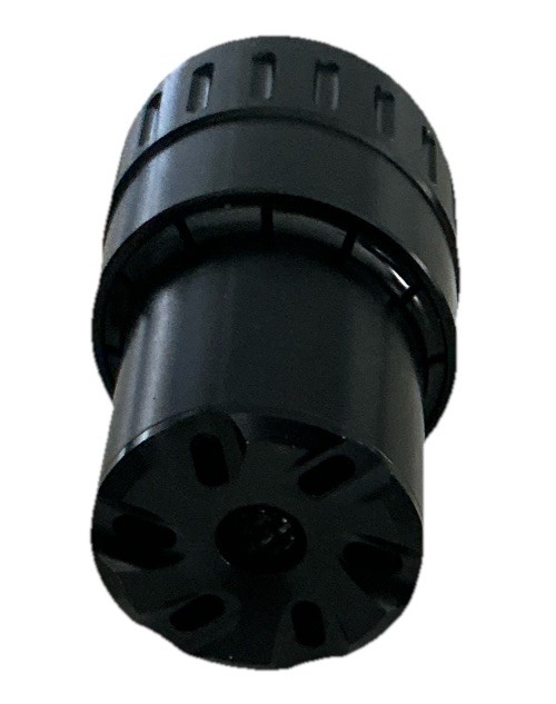 9mm 1/2x28 TPI Black Anodized Muzzle Brake Compensator