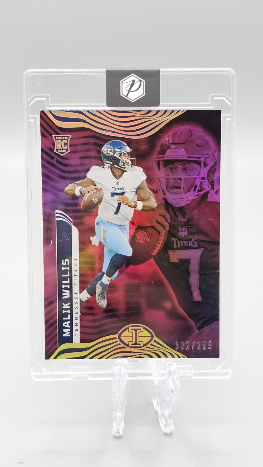 2022 Panini Illusions - Malik Willis #97 Trophy Collection Pink /399 (RC)