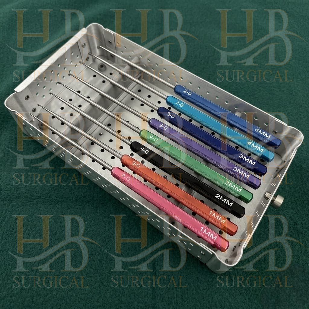 Cervical Curette German MIS Spine Curettes Neuro Orthopedic Spine Set, With Box