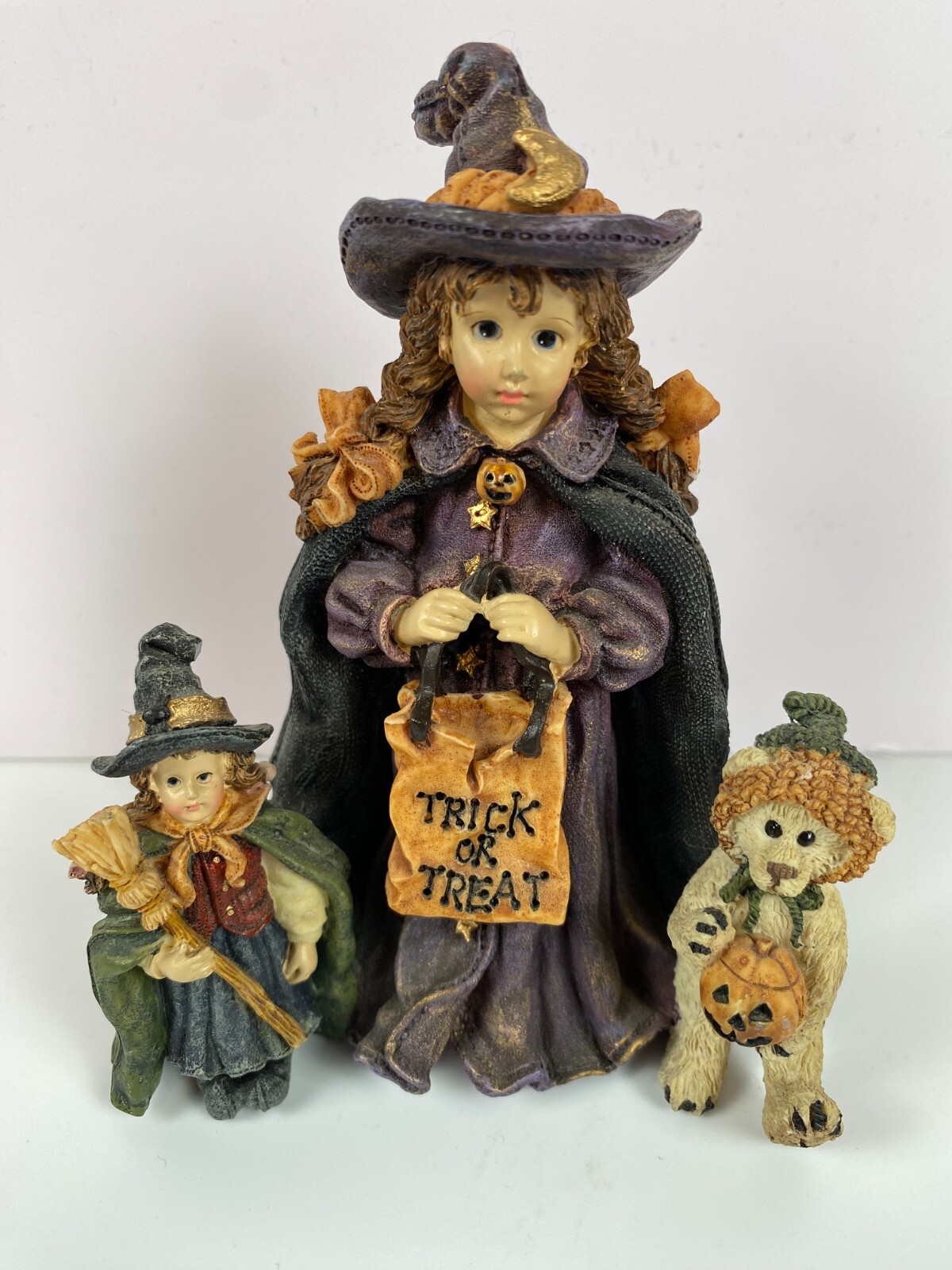 Boyds Bear Yesterdays Child Dollstone Mallory Patsy & J.B Trick Or Treat Figure Boyds Bear Yesterdays Child Dollstone Mallory Patsy & J.B Trick Or Treat Figure