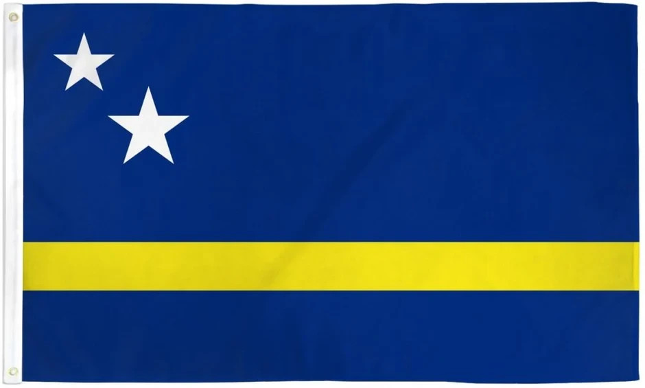 Curacao 2x3ft Poly Flag International Curacao Country National Flag