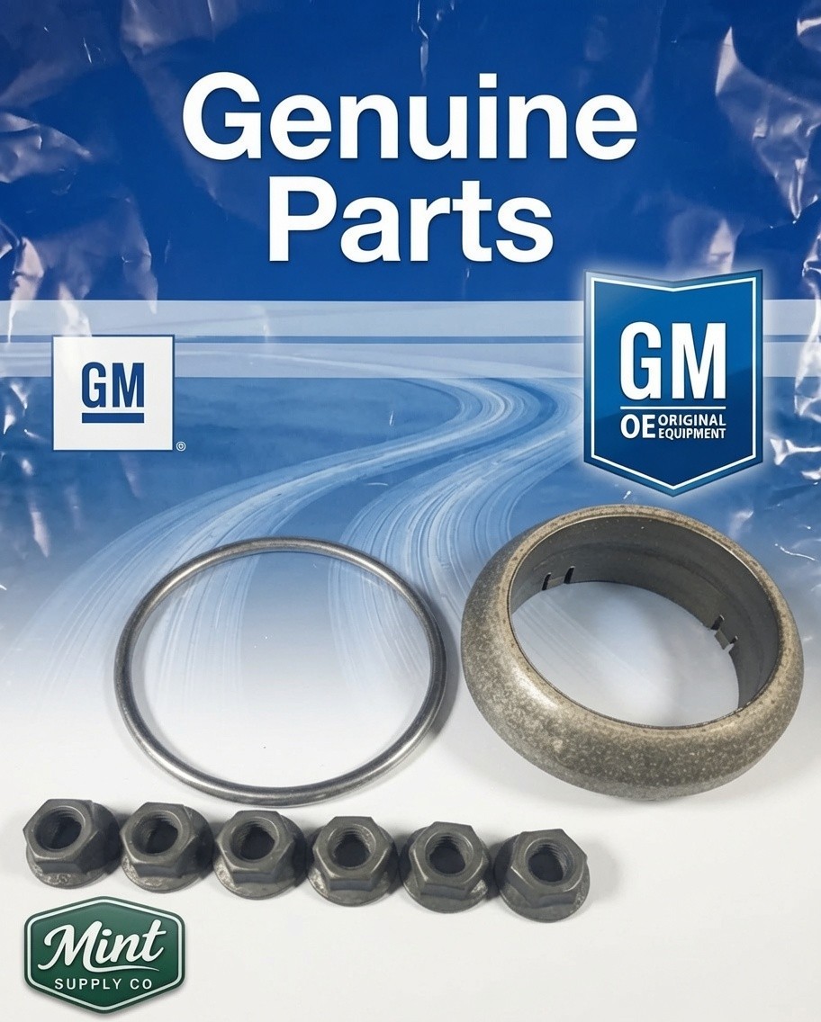 GM OEM 1999-2025 GM Exhaust Gasket For Both Sides, GM 15035747, 15077362 + Nuts GM OEM 1999-2025 GM Exhaust Gasket For Both Sides, GM 15035747, 15077362 + Nuts