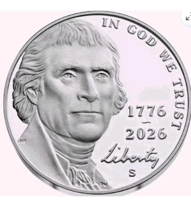 1776 - 2026 S Proof JEFFERSON NICKEL - IN HAND