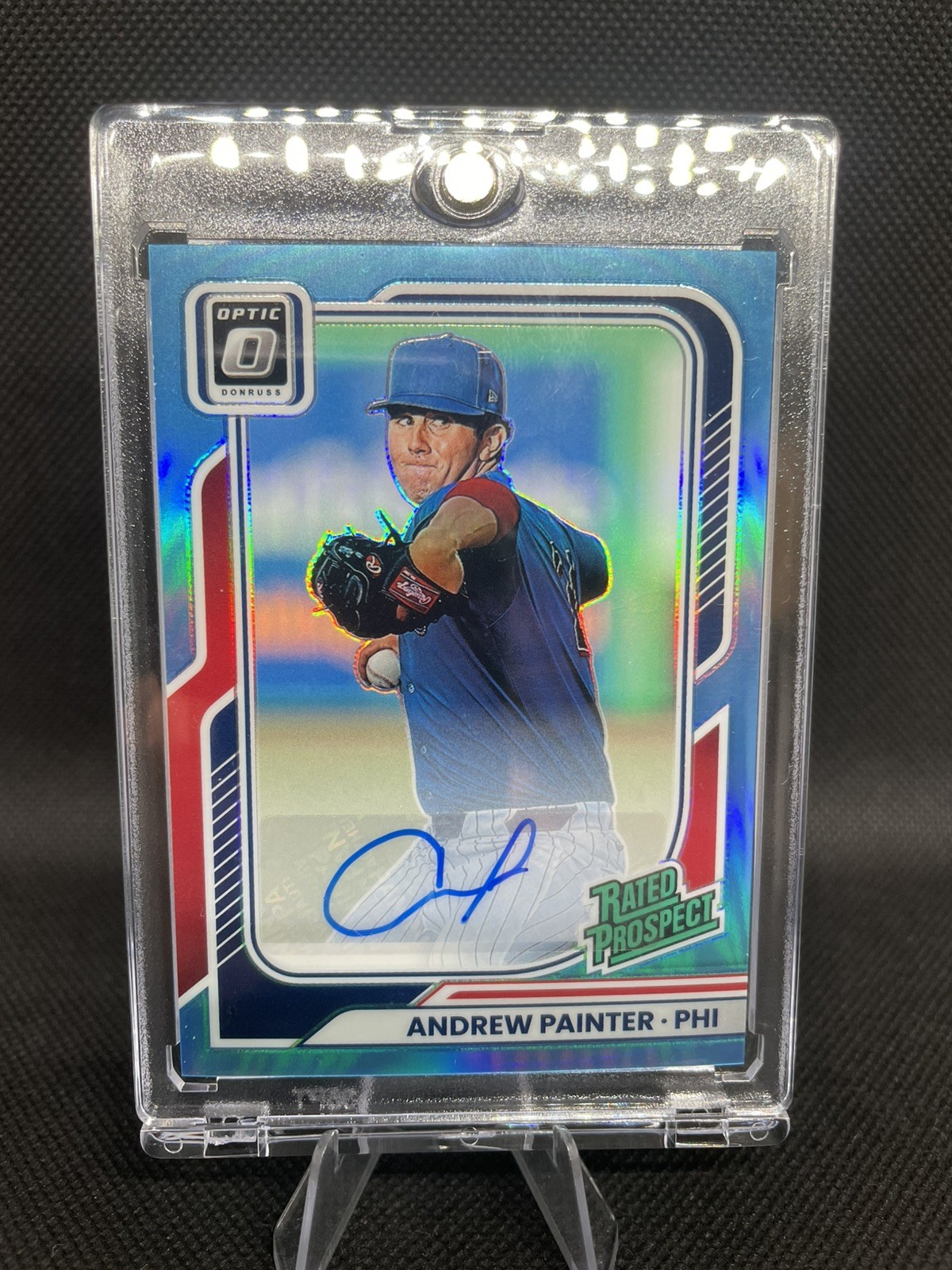 Andrew Painter Donruss Optic Teal Auto /49 #188 