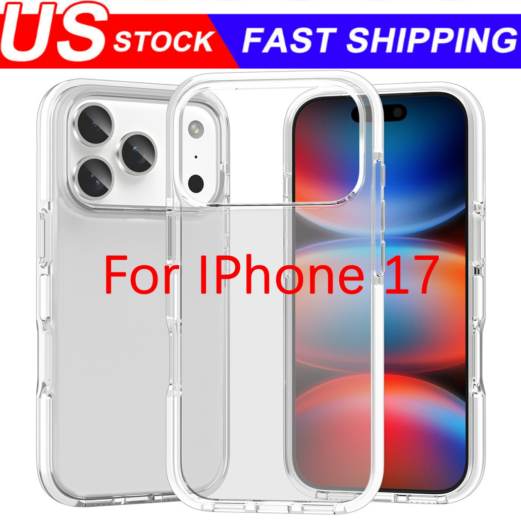 Lot IPhone 17 17 Pro Max Case 17 Air Clear Shockproof Slim Rugged Bumper Cover Lot IPhone 17 17 Pro Max Case 17 Air Clear Shockproof Slim Rugged Bumper Cover