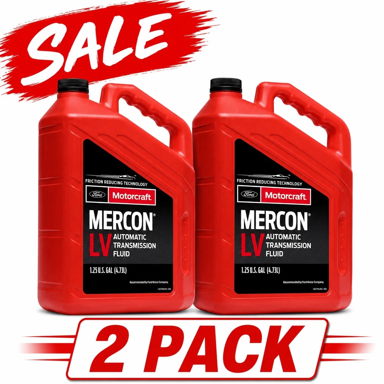 2 PACK- MOTORCRAFT XT105Q3LV Mercon LV; 5 Quarts-SALE