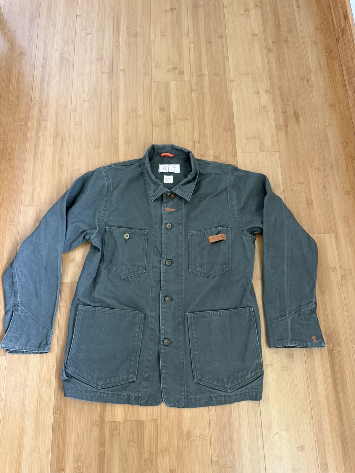 4Q Conditioning Chore Jacket Sz Large RARE Biker Duck Canvas Fourstar Max Schaff 4Q Conditioning Chore Jacket Sz Large RARE Biker Duck Canvas Fourstar Max Schaff