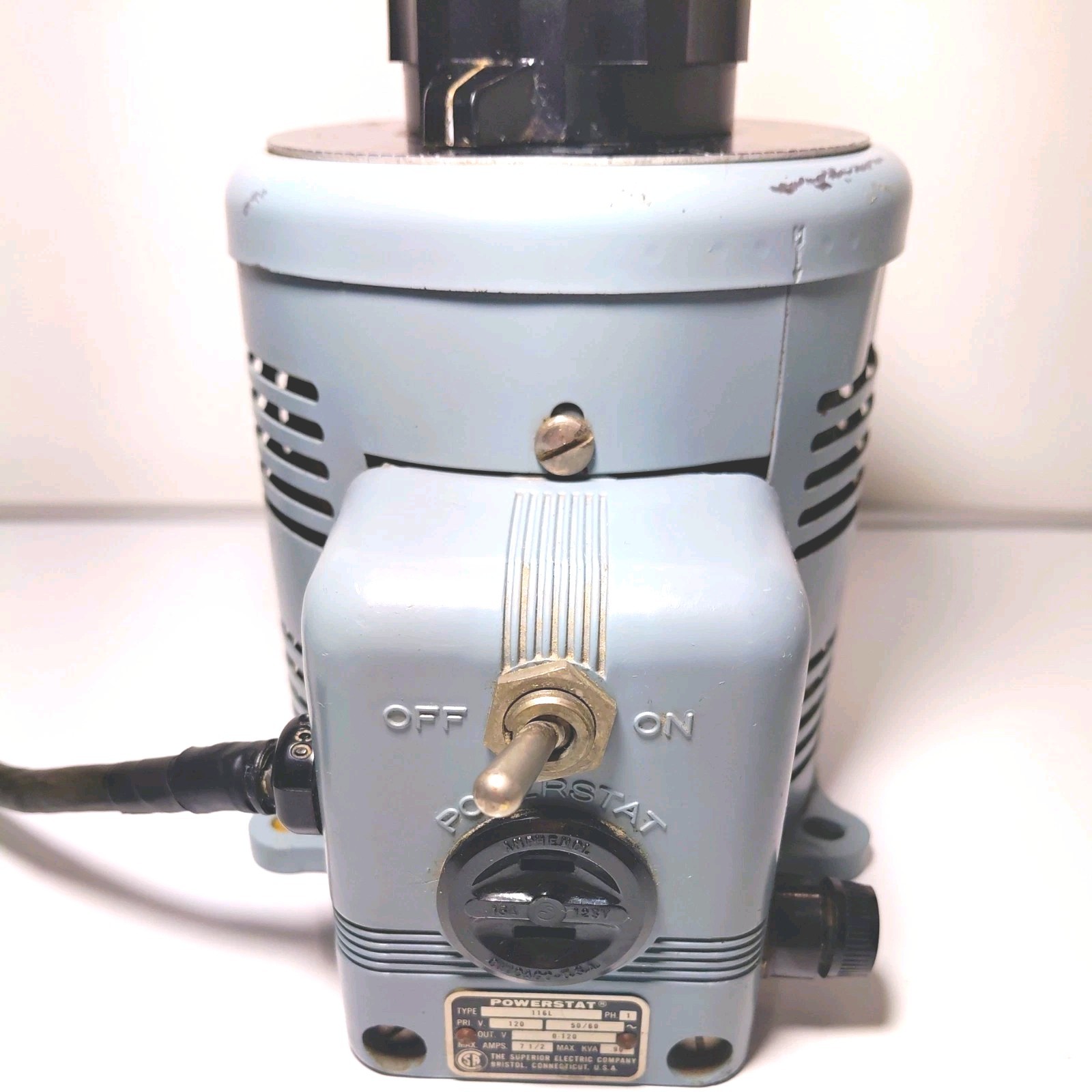 POWERSTAT 3PN116C Superior Electric Variable Autotransformer- For Parts/Repair