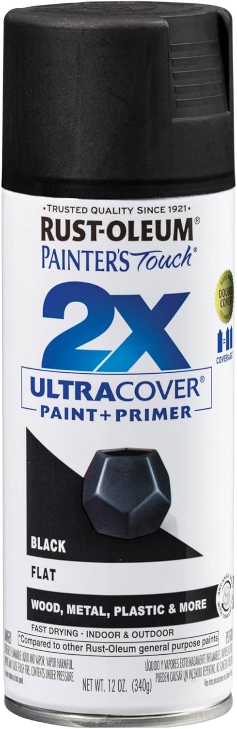 Rust-Oleum Painter's Touch 2X Ultra Cover Spray Paint, 12 oz, 110+ Colors