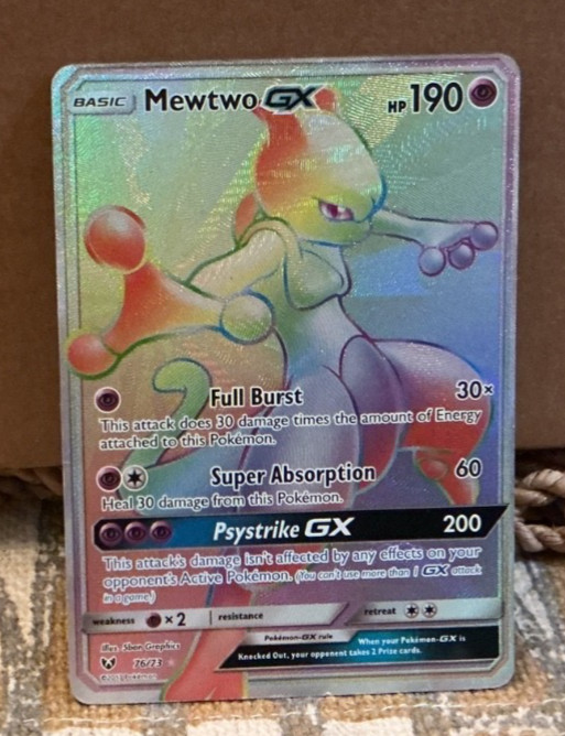Mewtwo gx 76. Pre owned Mewtwo gx 76. Pre owned