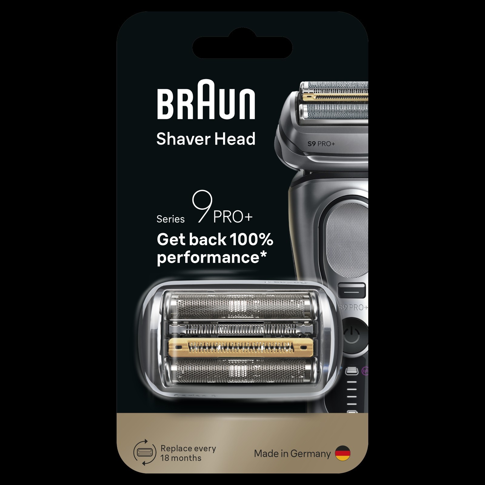 Braun Series 9 Pro+ 96M Replacement Shaver Head Cassette Genuine New Sealed OEM Braun Series 9 Pro+ 96M Replacement Shaver Head Cassette Genuine New Sealed OEM
