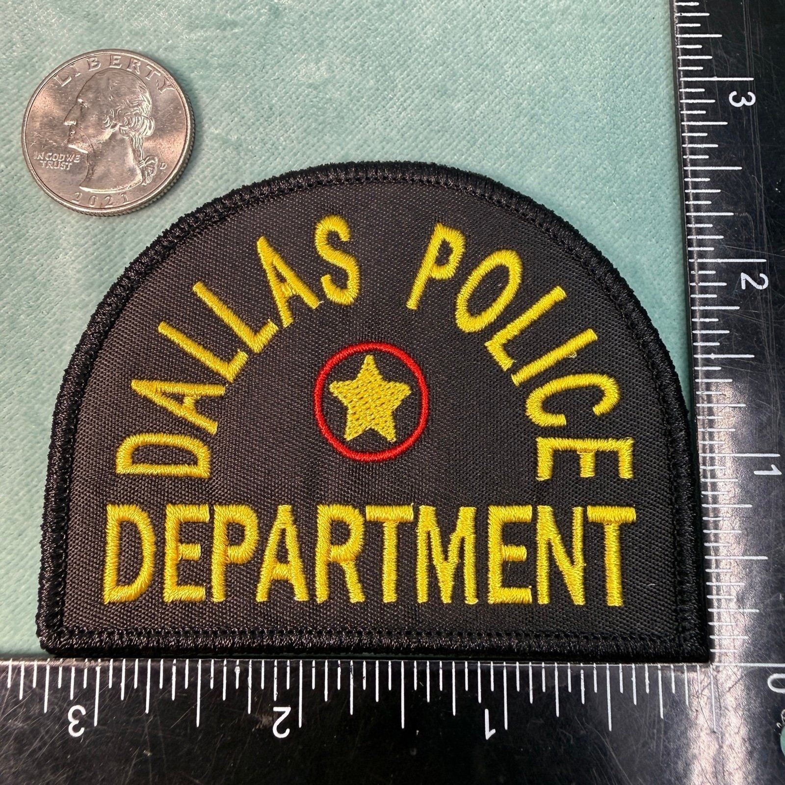 Dallas POLICE Department DEPT PD SHOULDER Iron-On PATCH SHERIFF LEO