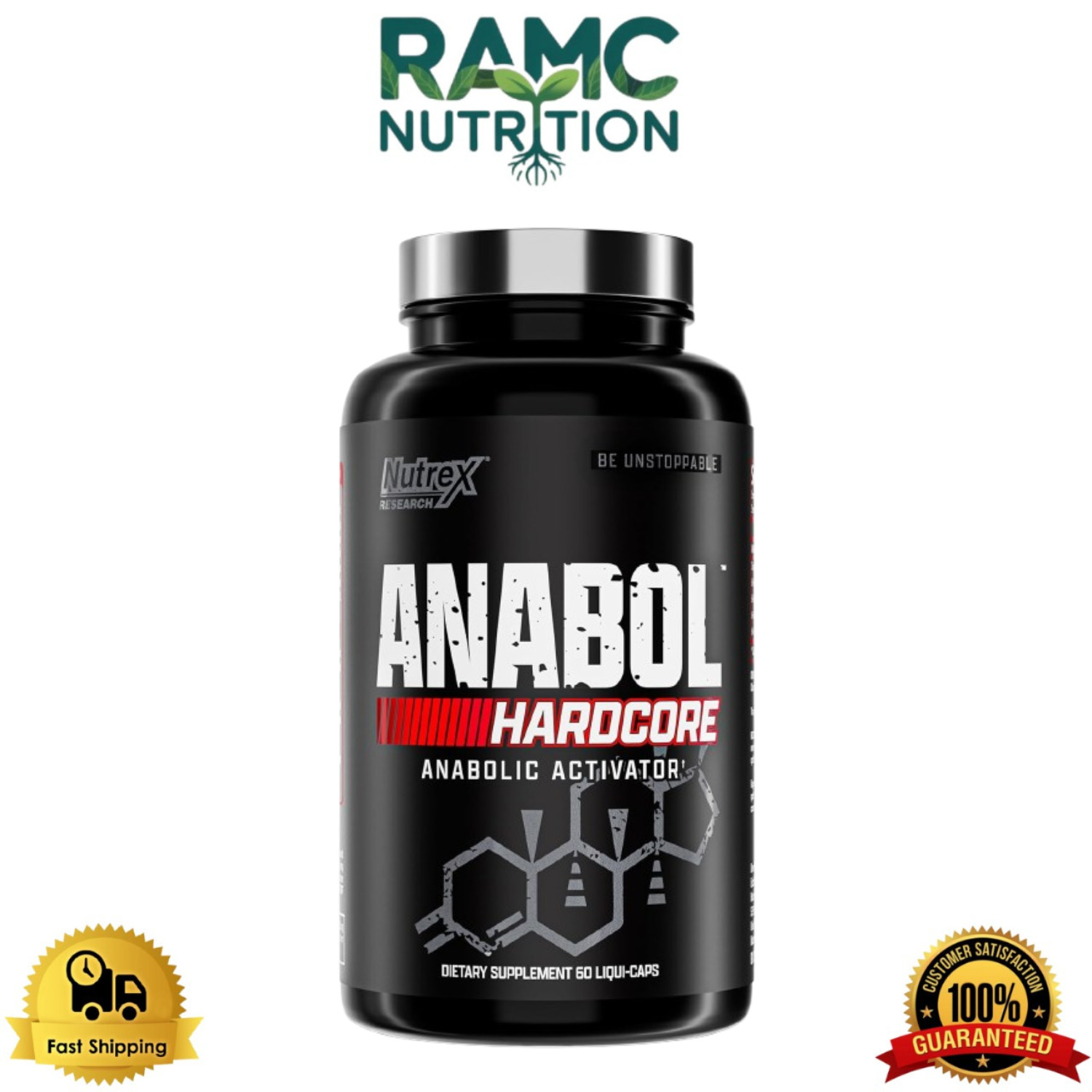 Nutrex Research Anabol Hardcore Anabolic Activator, Muscle Builder, 60 Pills