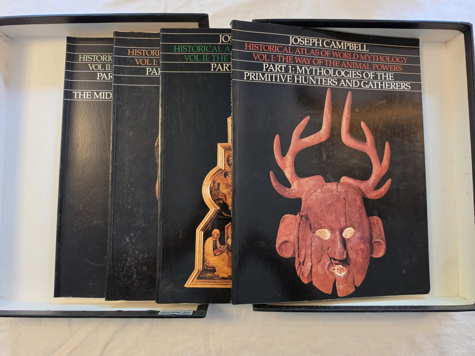 Historical Atlas of World Mythology, 4 volume complete set in Clamshell Case -..