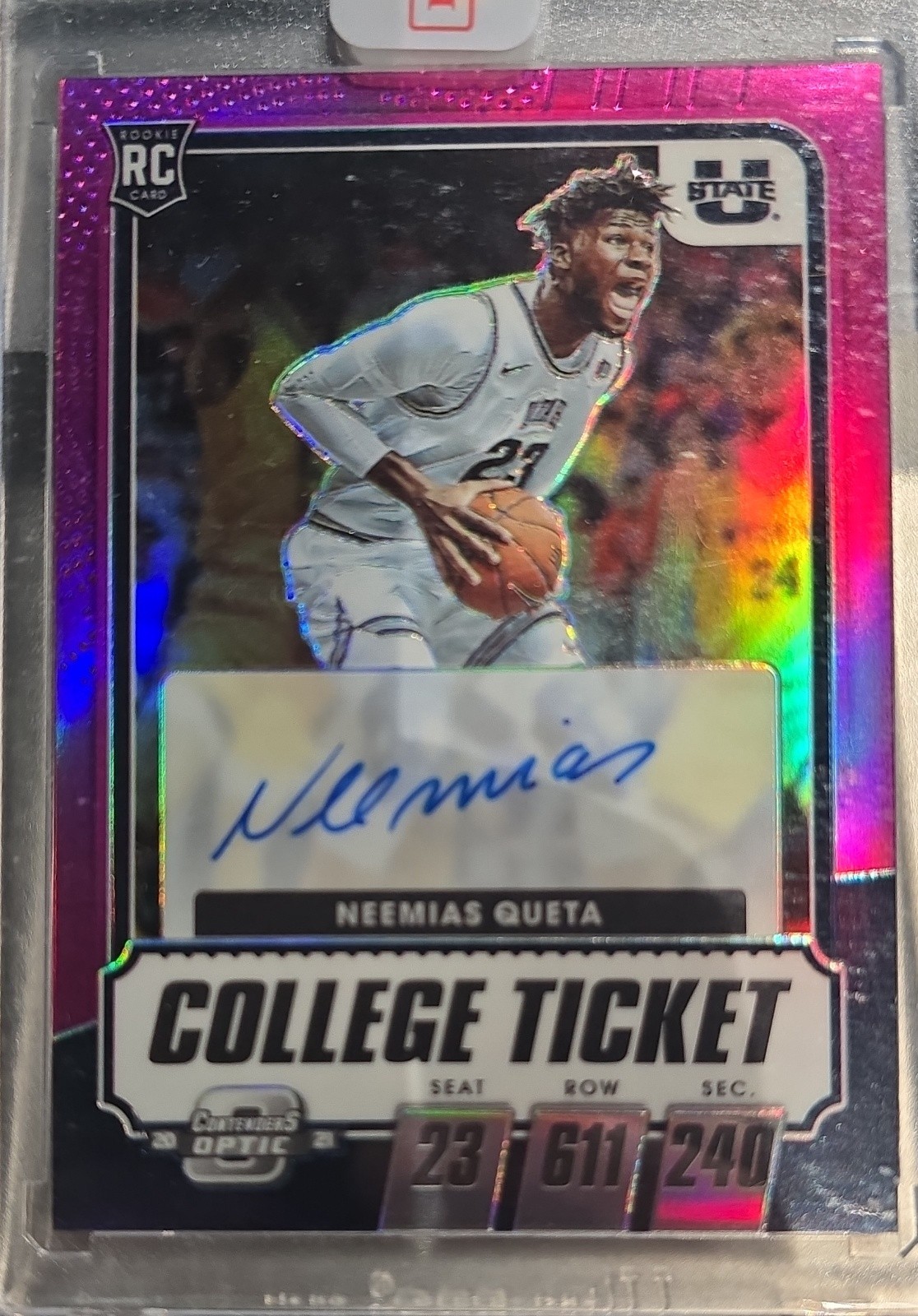2021-22 Draft Picks - Contenders Optic College Tickets Neemias Queta /25