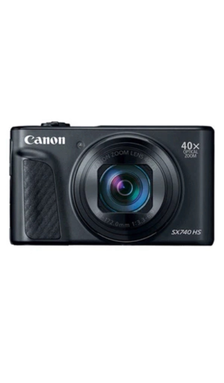Canon PowerShot SX740 HS 20.3MP 4K Digital Camera 40x Optical Zoom Wi-Fi Black