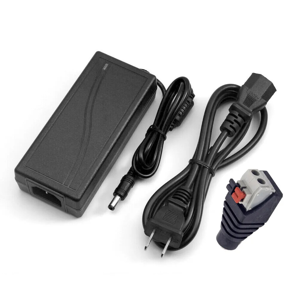 AC/DC 12V 5A Power Supply Adapter Transformer For 5050/5630 LED Strip Light 60W AC/DC 12V 5A Power Supply Adapter Transformer For 5050/5630 LED Strip Light 60W
