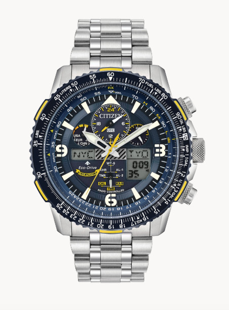 Citizen Promaster Skyhawk A-T Ana-Digi Display Blue Dial Men's Watch CB5001-57e