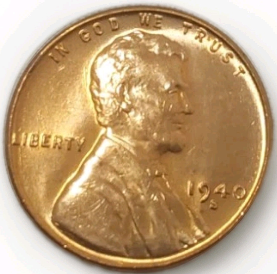 1940 S Lincoln Wheat Cent BU RD Brilliant Uncirculated 1c Coin FreePost Tracking 1940 S Lincoln Wheat Cent BU RD Brilliant Uncirculated 1c Coin FreePost Tracking