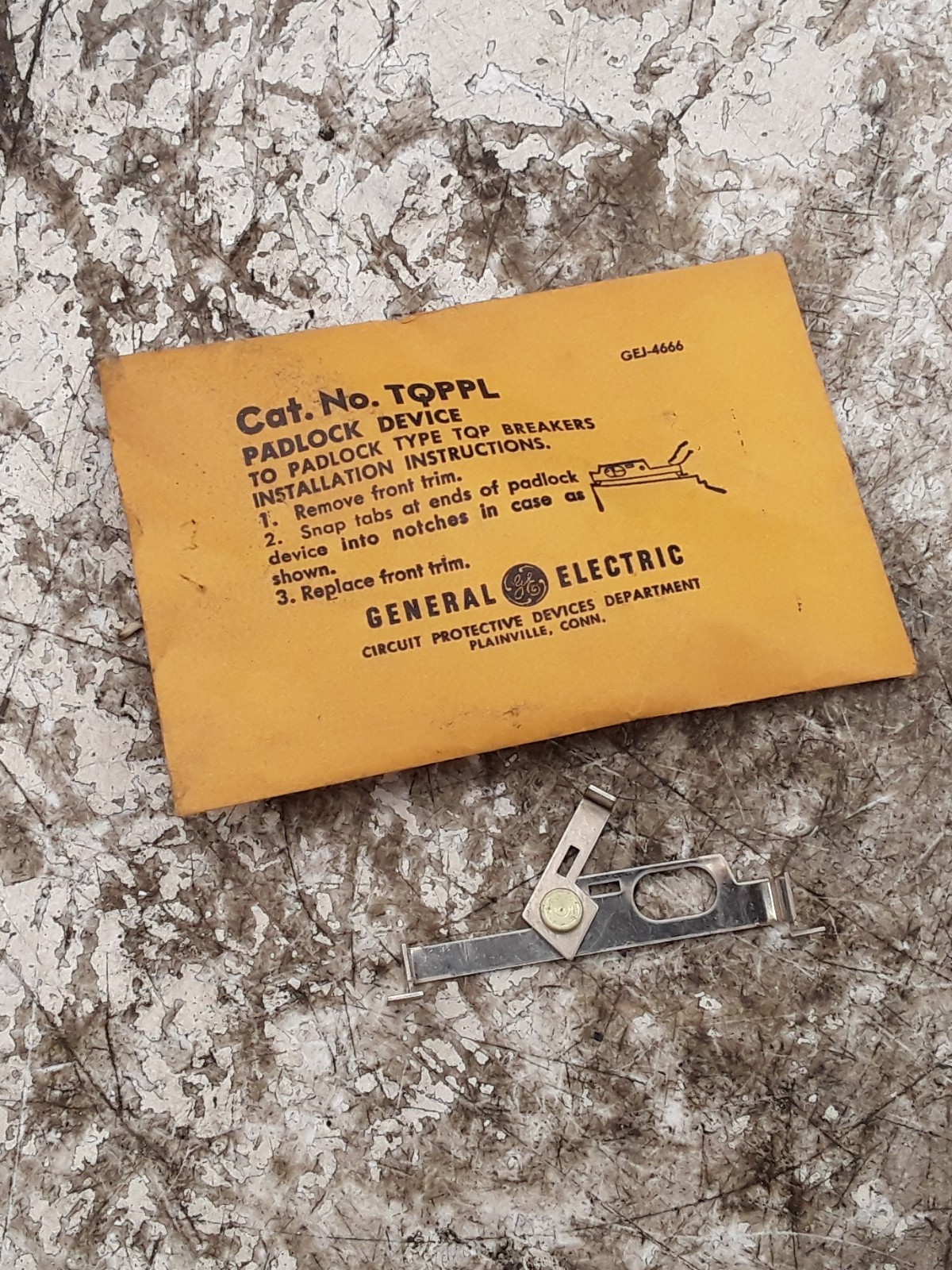 General Electric TQPPL Padlock Device