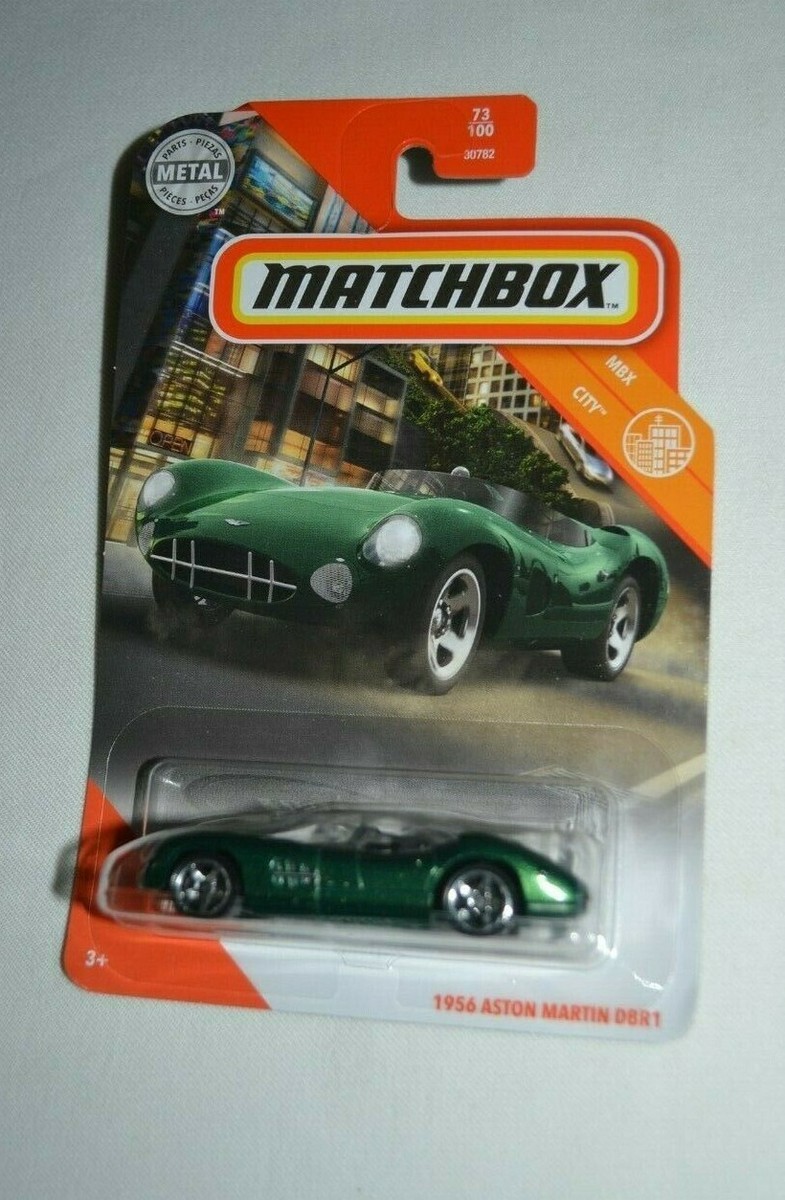 Matchbox 2020 MBX City, 1956 Aston Martin DBR1 Metal Flake Dark Green