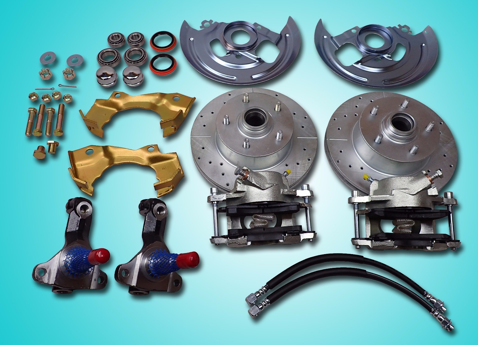 1967 1968 1969 camaro front disc brake conversion stock ride height d&s rotor