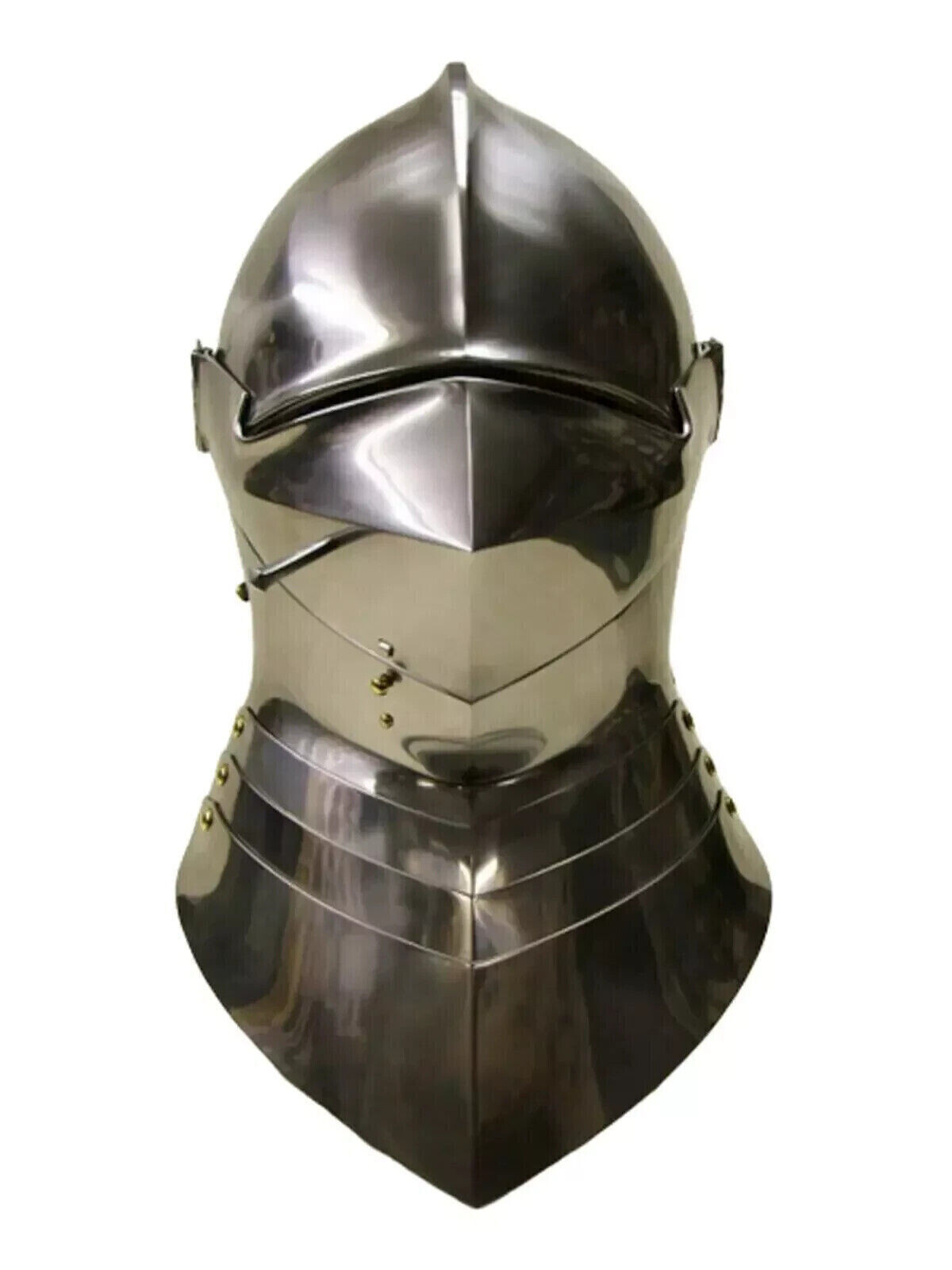 Anitque Medieval Knight, Tournament Armour Warrior Cosplay, Replica Helmet