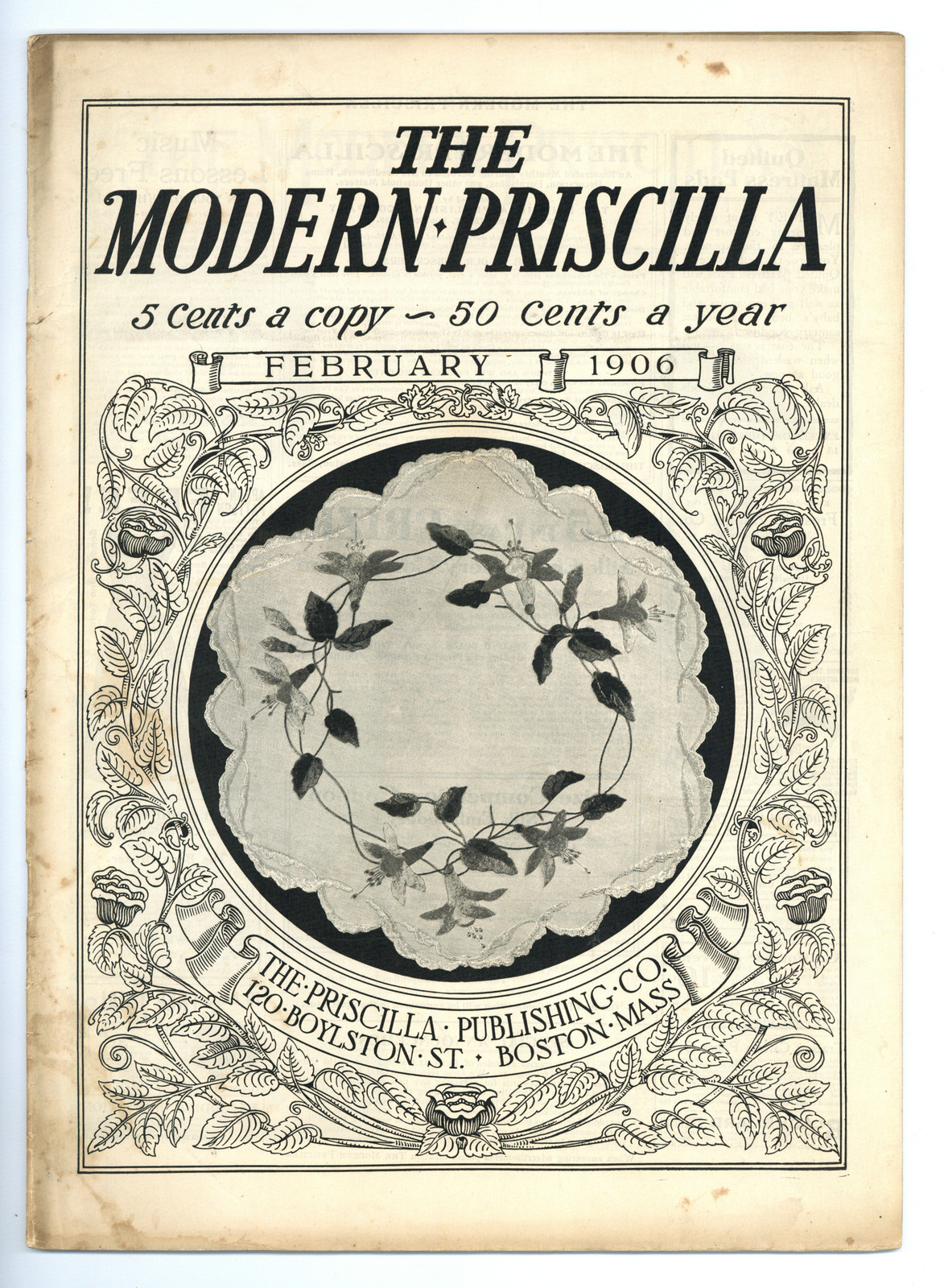 Modern Priscilla Magazine Feb 1906 GD