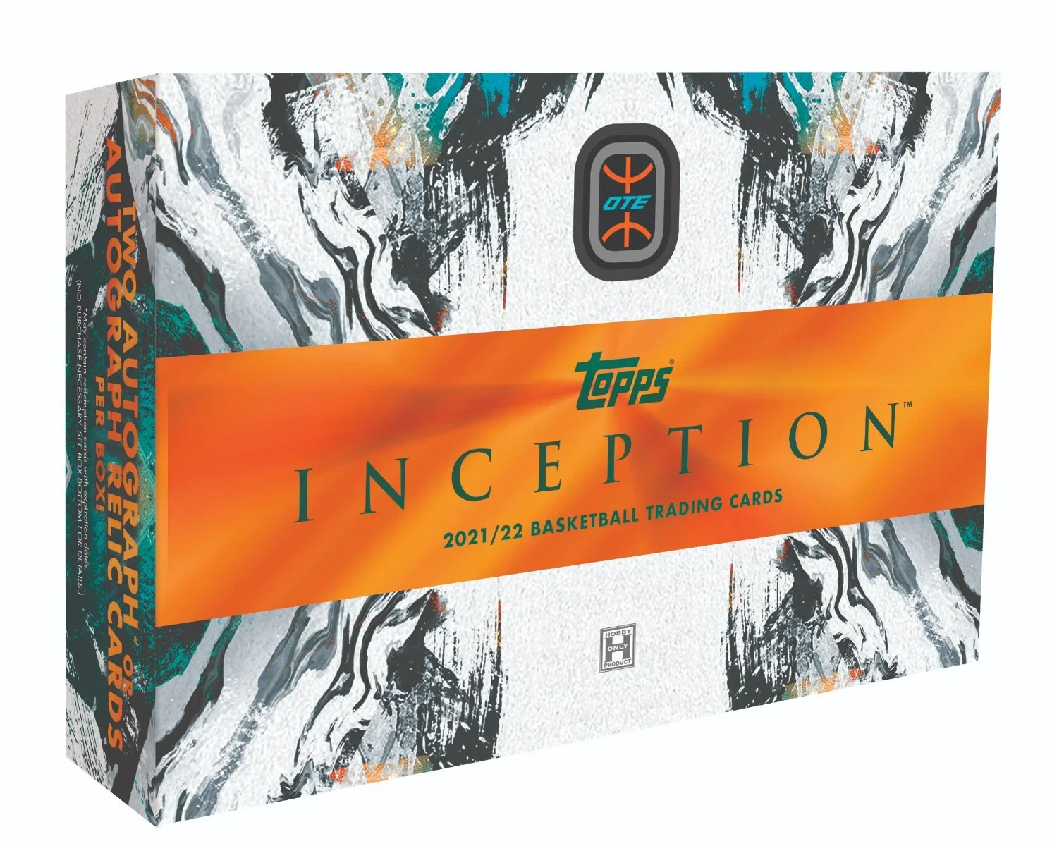 2021-22 Topps Inception Overtime Elite Basketball Factory Sealed Hobby Box Autos