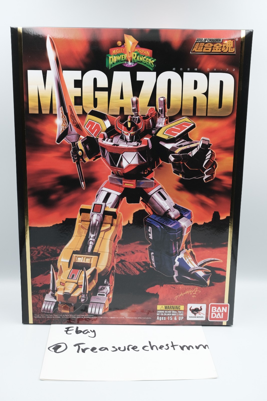 Bandai Soul Of Chogokin GX-72 Megazord Power Rangers 2017 Figure Bandai Soul Of Chogokin GX-72 Megazord Power Rangers 2017 Figure