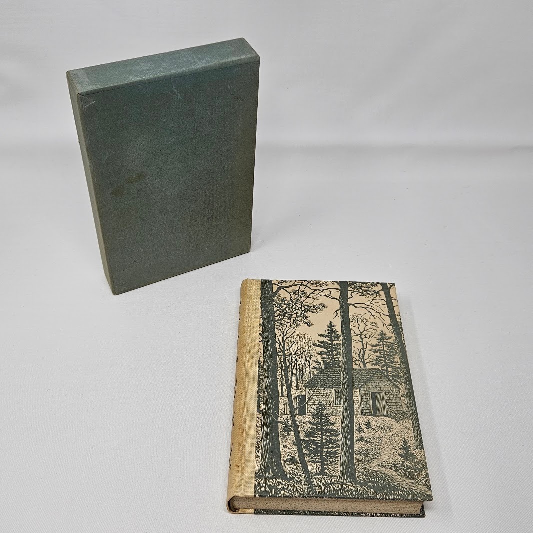 Vintage 1939 Henry David Thoreau Walden Slipcase Heritage Press Edition HC Vintage 1939 Henry David Thoreau Walden Slipcase Heritage Press Edition HC