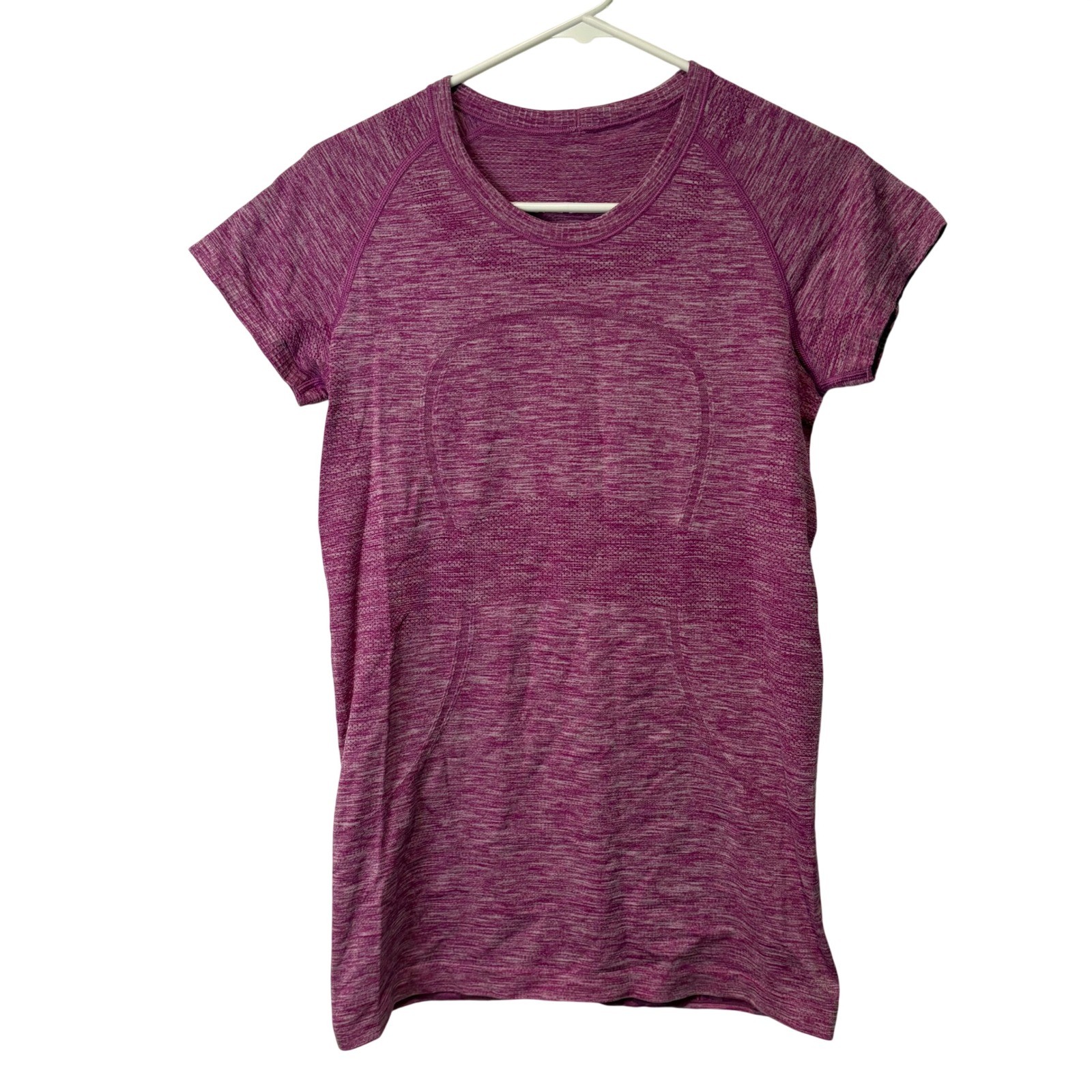 Lululemon Swiftly Tech 2.0 Short Sleeve Women 8 Purple Heather Active Top