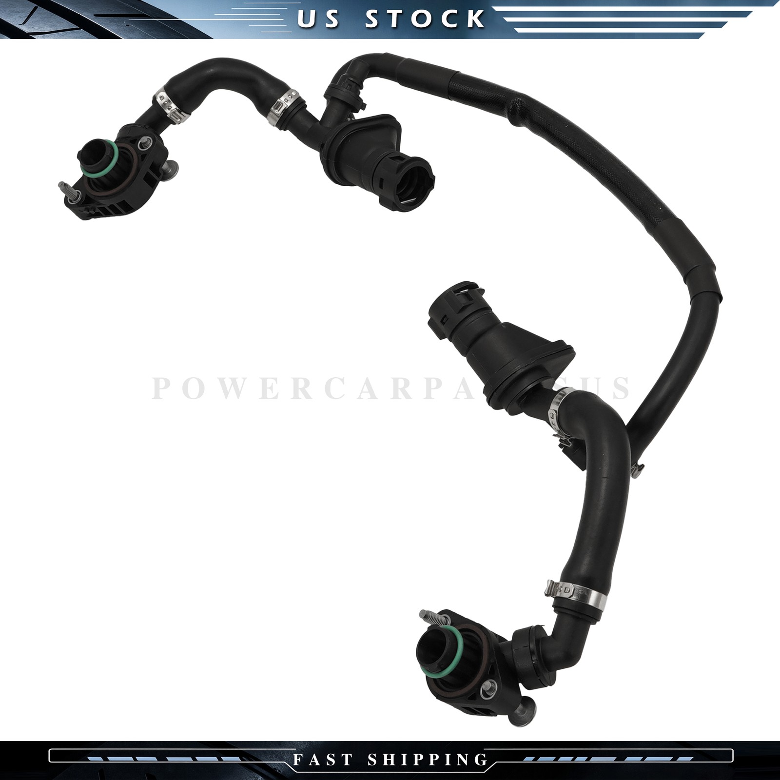 Fit 16-19 BMW 7 Series G12 750Li xDrive 1PC 11158635529 Crankcase Vent Hose US