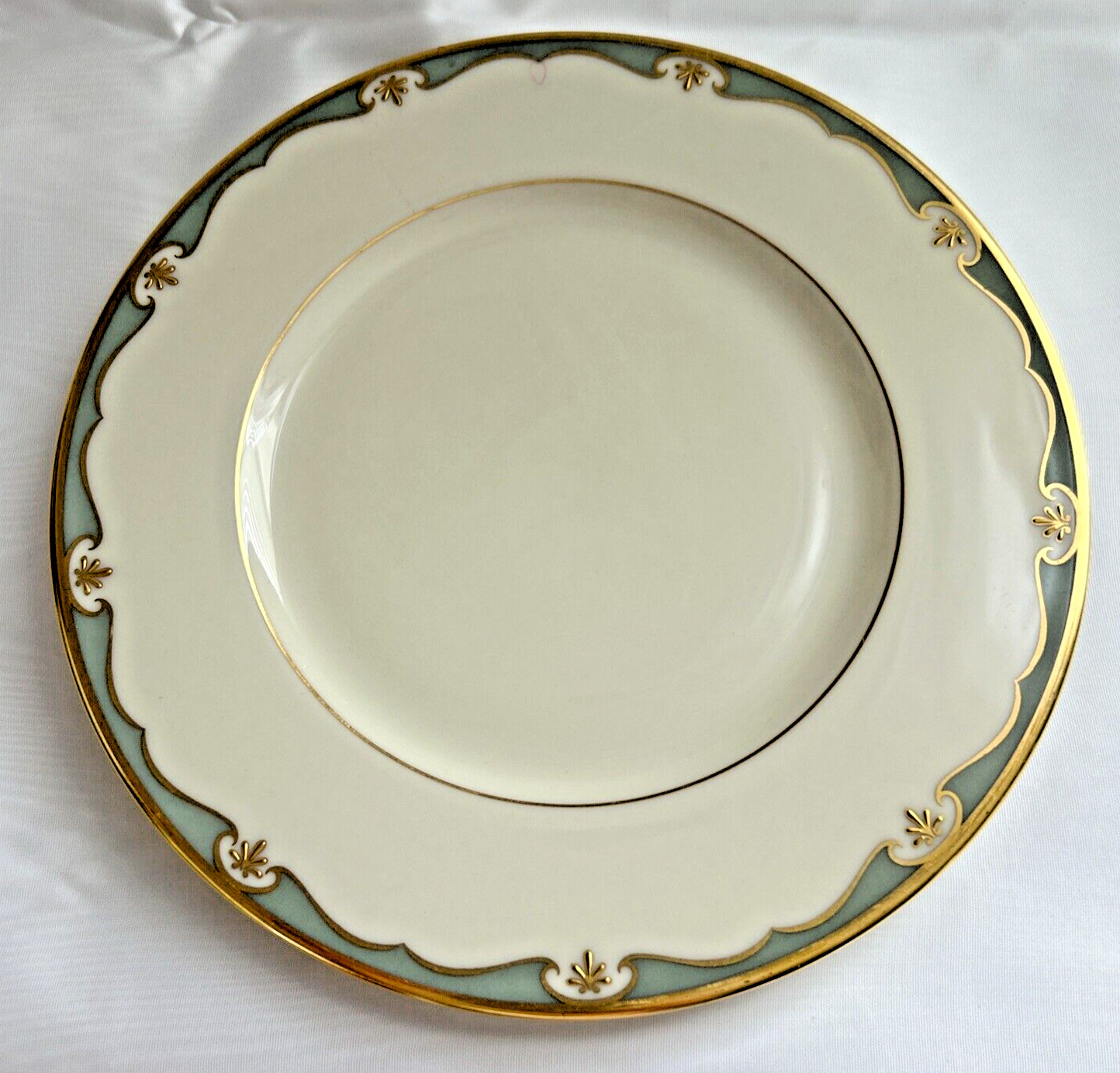 Vintage Meredith Turquoise Salad Plate by Lenox 1961-1976