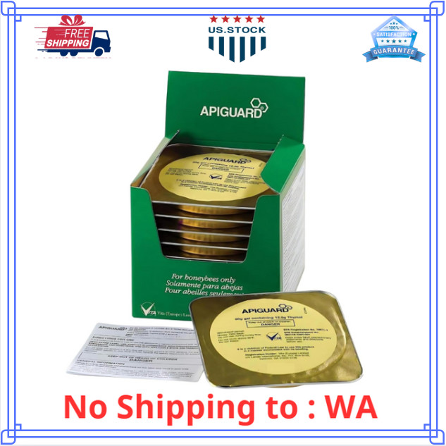 Apiguard ONE Box of Ten 50g Trays - Treatment for Bees