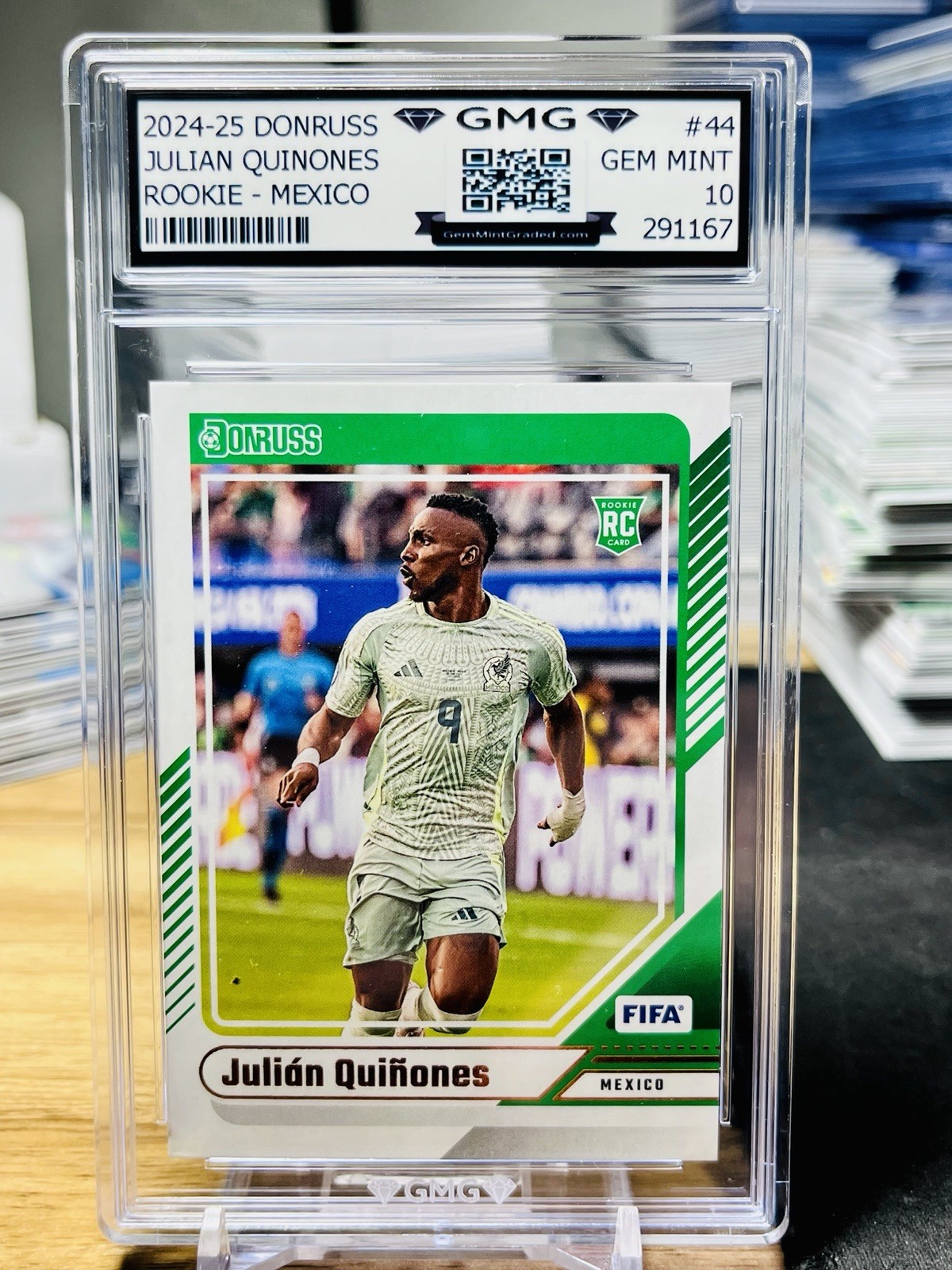 2024-25 Donruss Julian Quinones Rookie #44 GMG Graded 10 Gem Mint đź’Ž Mexico RC 2024-25 Donruss Julian Quinones Rookie #44 GMG Graded 10 Gem Mint đź’Ž Mexico RC