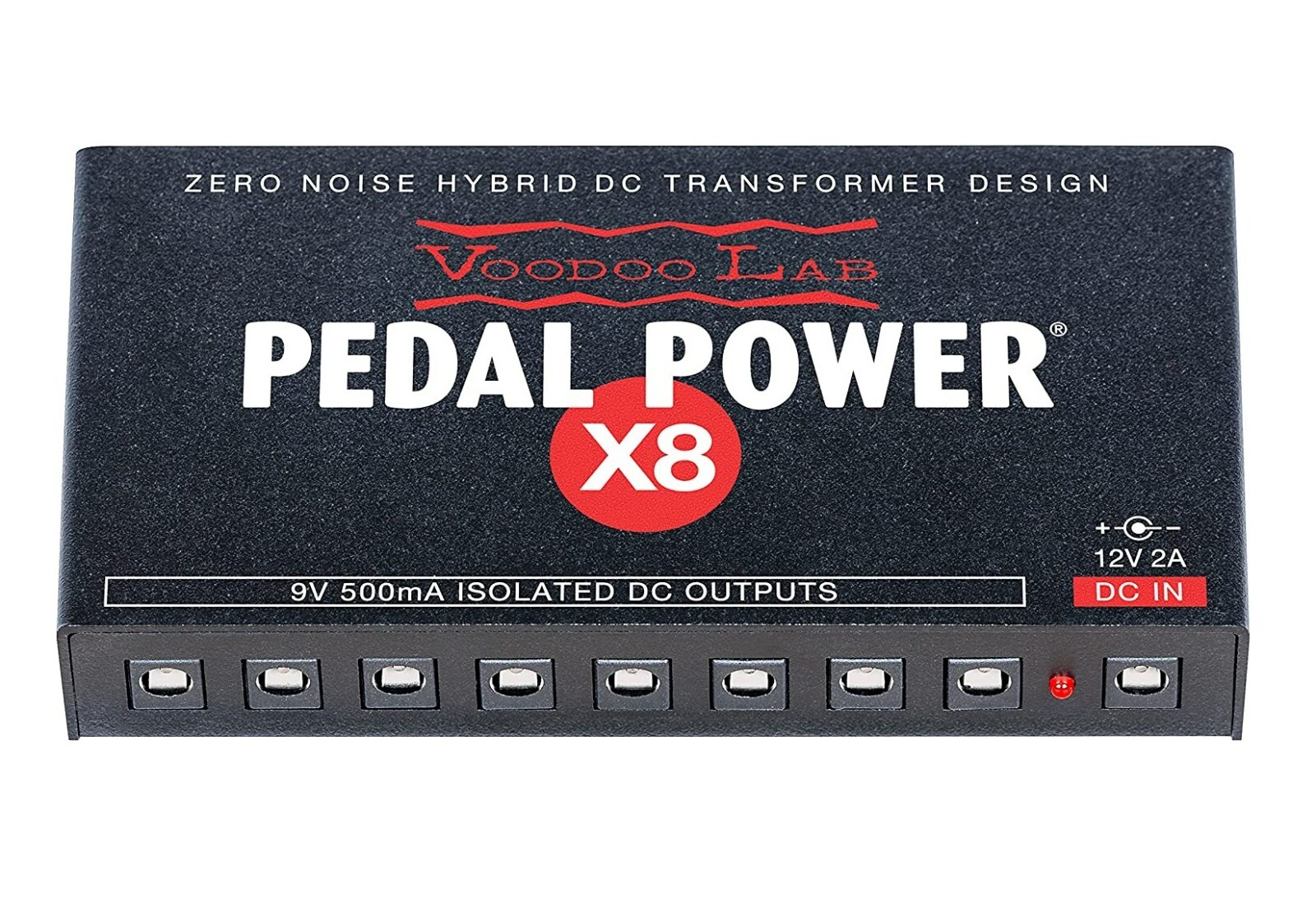 Used Voodoo Lab Pedal Power X8 Guitar Effects Pedalboard Power Supply