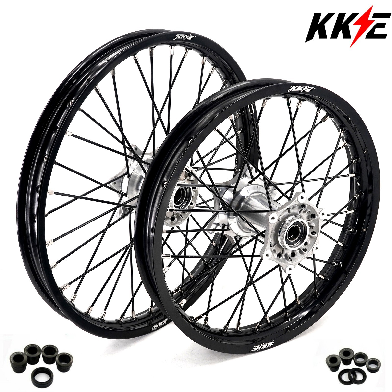 KKE 21/18 Cast Dirt Bike Wheels Rims for 2003-2026 KTM EXC EXC-F XCW 125-530CC