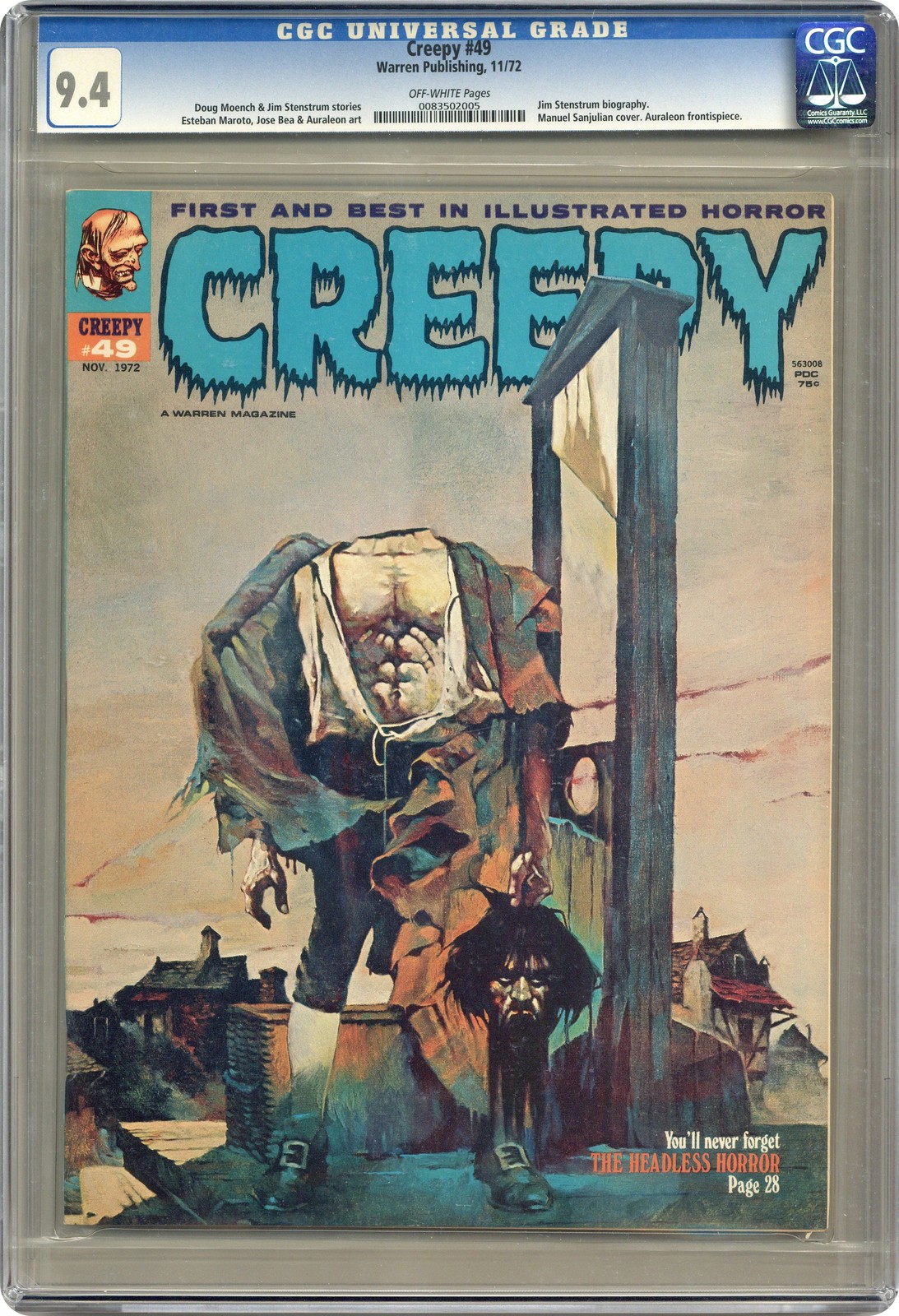 Creepy #49 CGC 9.4 1972 0083502005