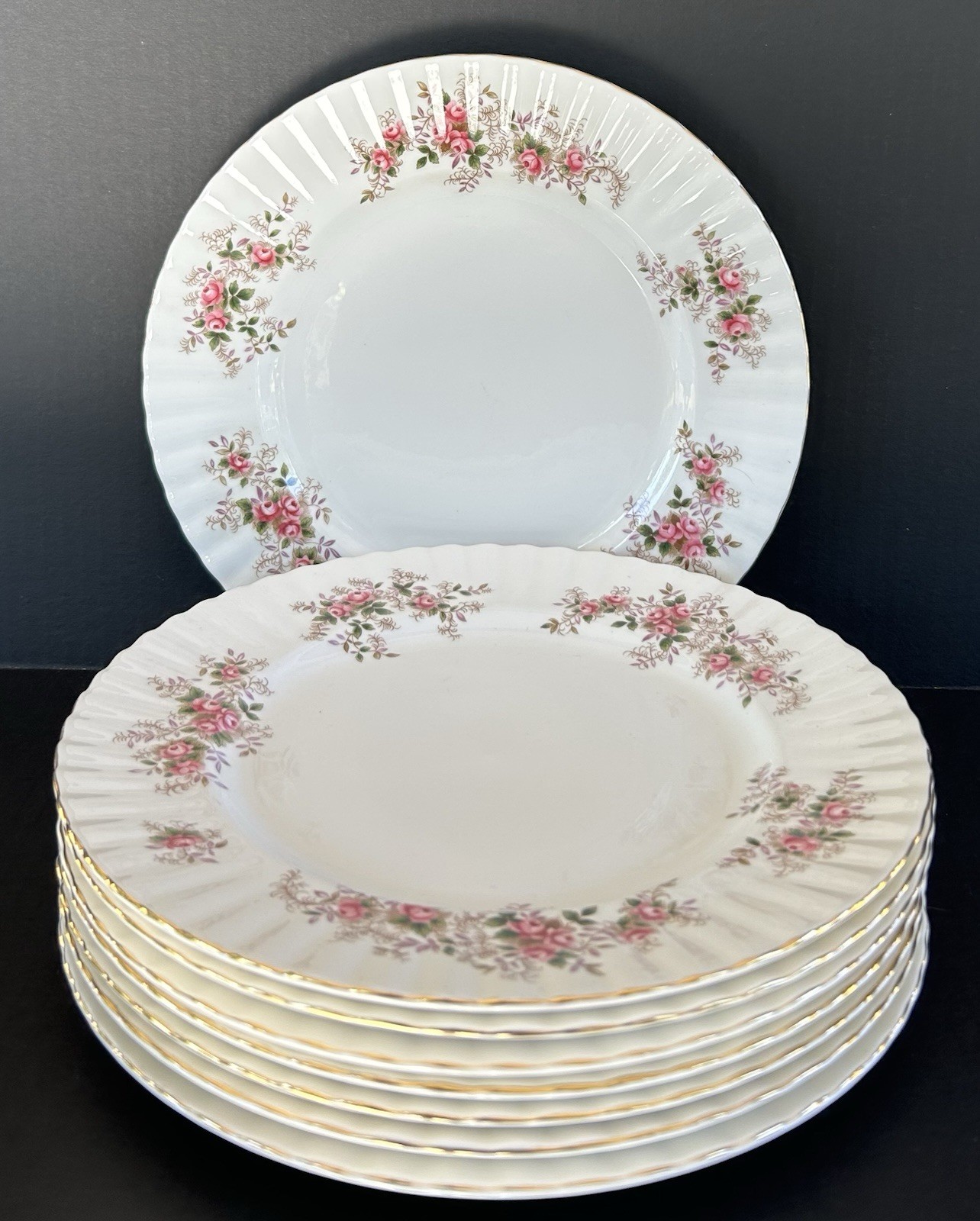 Royal Albert Lavender Rose Dinner Plates 10 1/8\ Royal Albert Lavender Rose Dinner Plates 10 1/8\