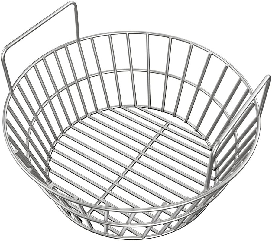 Stainless Steel Charcoal Ash Basket for Large Big Green Egg & Kamado Stainless Steel Charcoal Ash Basket for Large Big Green Egg & Kamado