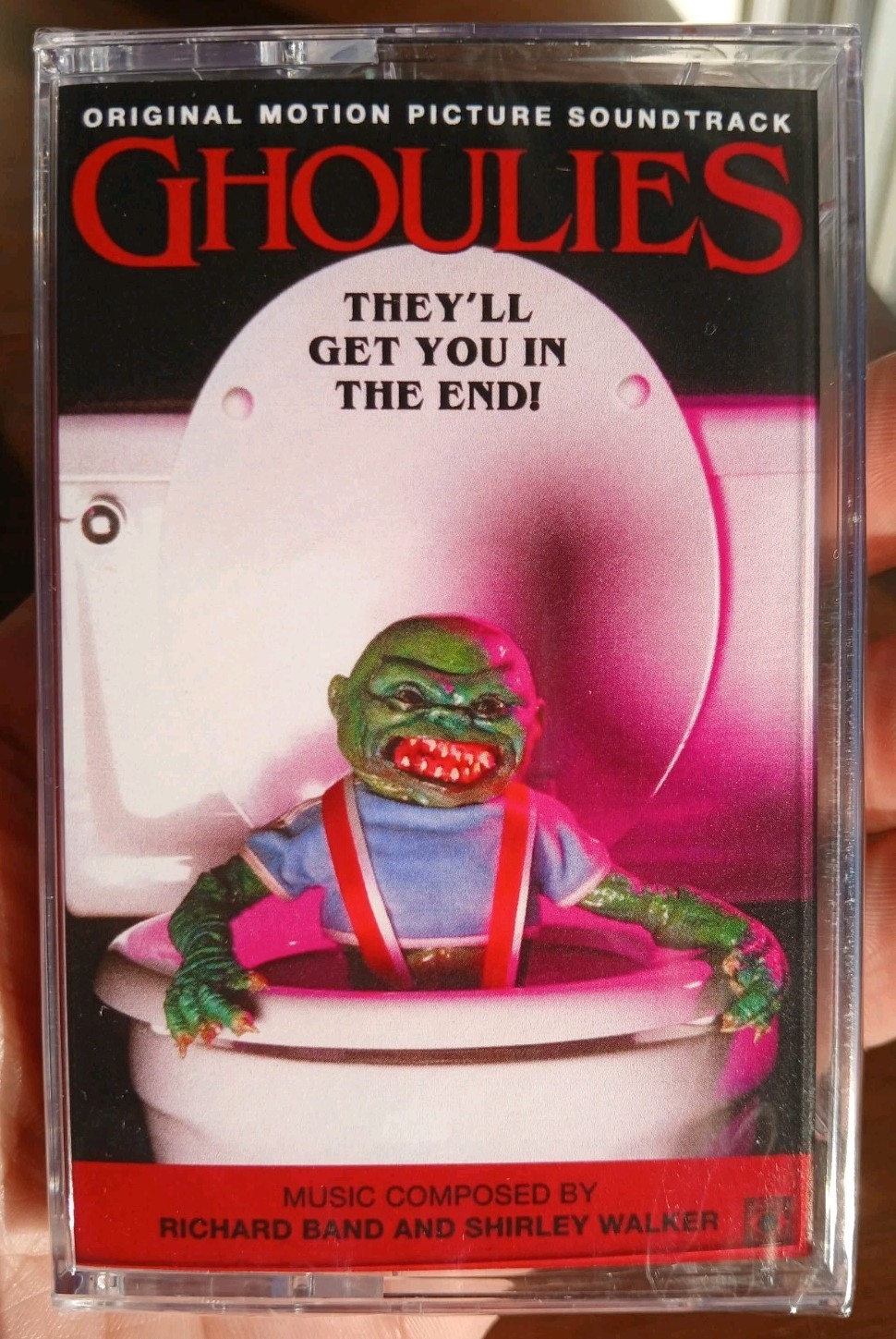 Ghoulies 1984 OST BLACK cassette Limited Terror Vision Rare Horror Soundtrack 