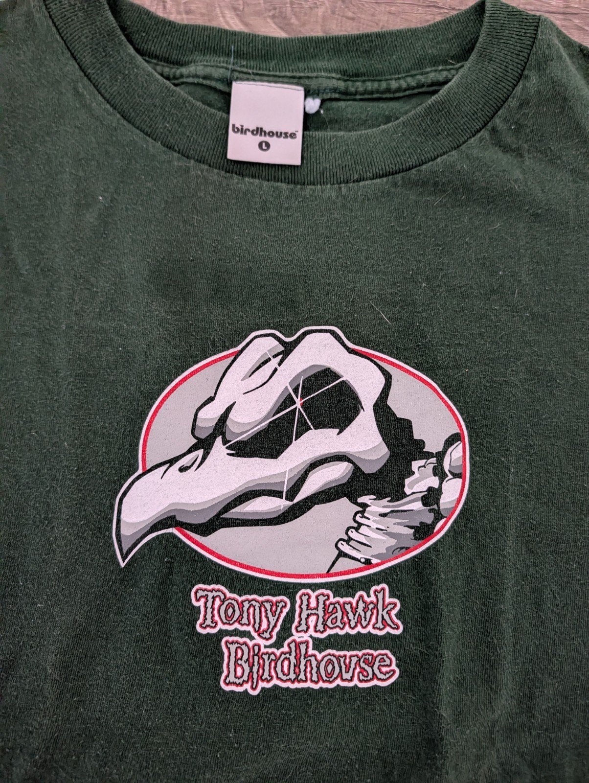 VINTAGE RARE 1990s BIRDHOUSE Skateboards TONY HAWK T Shirt Size LARGE VINTAGE RARE 1990s BIRDHOUSE Skateboards TONY HAWK T Shirt Size LARGE